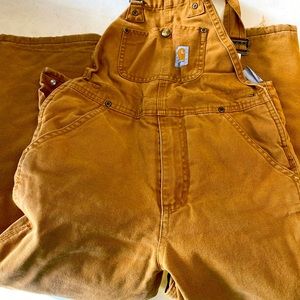 Carhartt coveralls quilt insulated youth size 7
